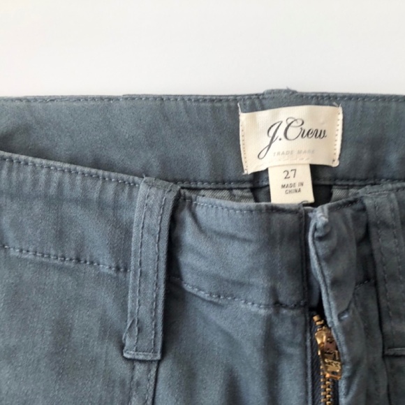 J Crew Pants - blue-grey straight cut. size 27 - Picture 2 of 5